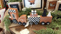 Checkered Wooden Train