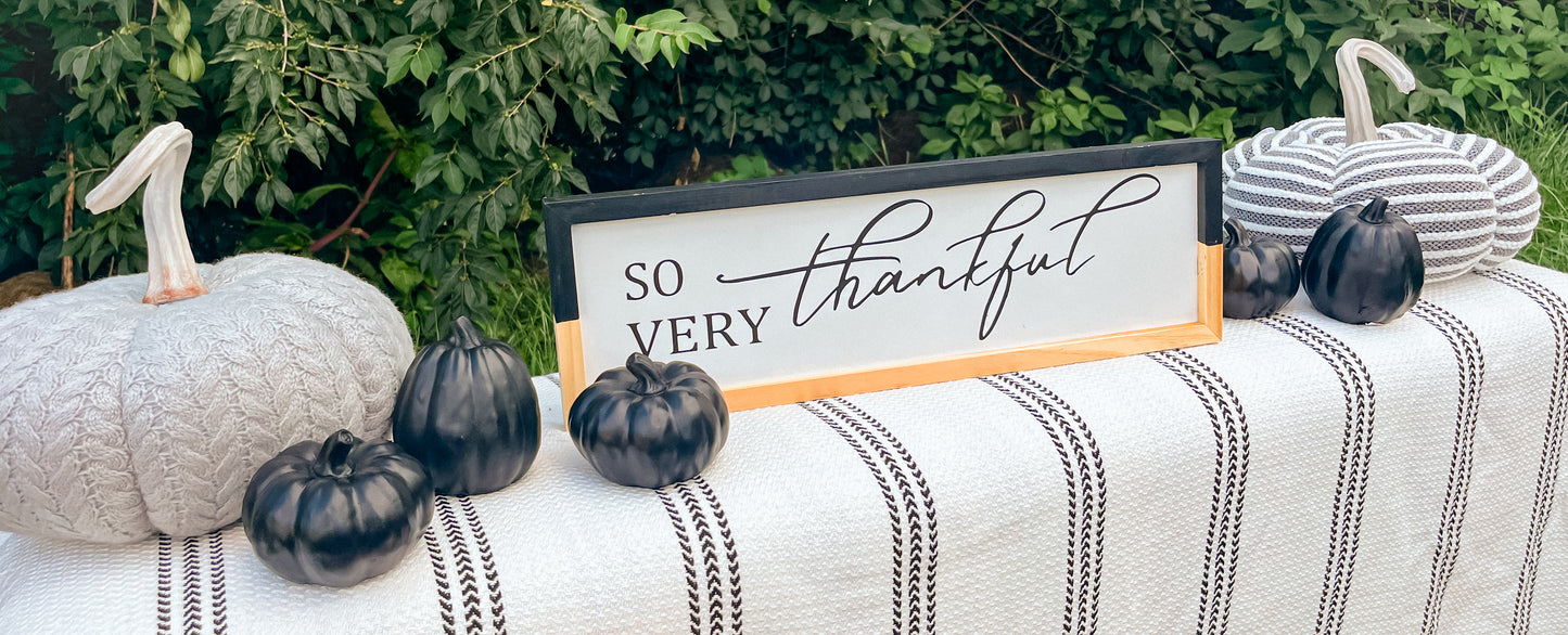 Black and neutral fall frames