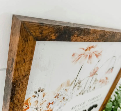 Wildly Capable Floral Frame