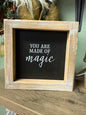You are made of magic mini block