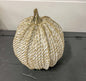 Gold Resin Rope Pumpkins