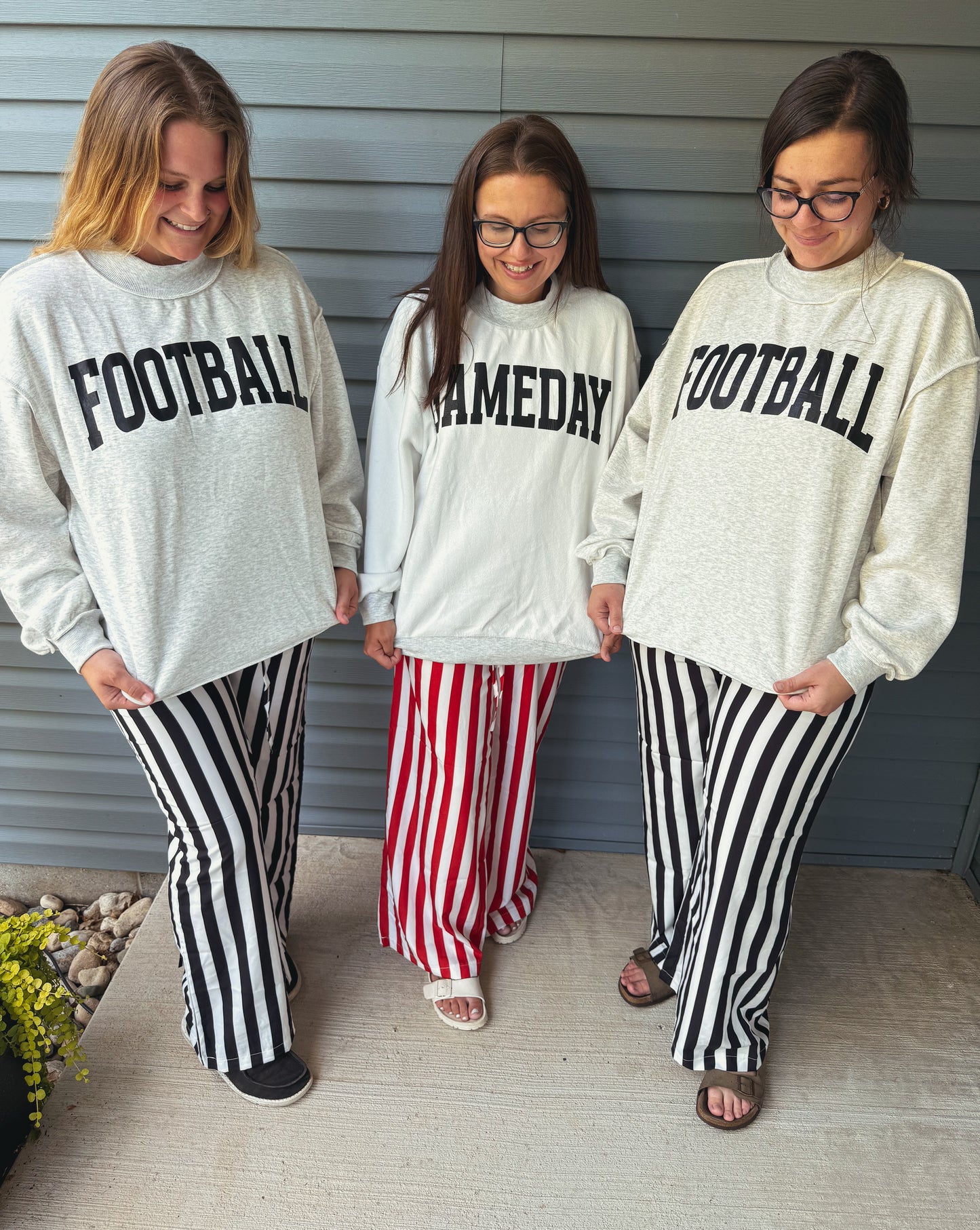 GAME DAY/ Football Reversible Mock Neck Sweatshirt✨📣