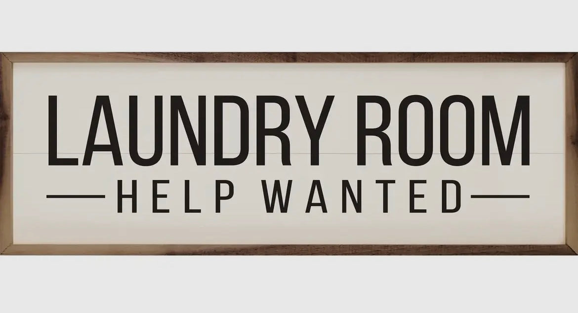 Laundry Room Help Wanted