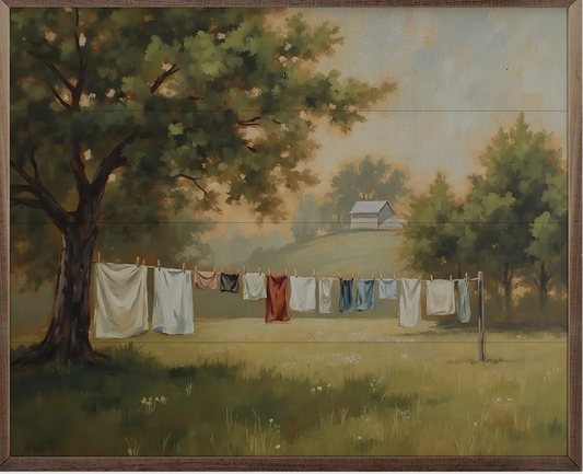 Warm clothes line
