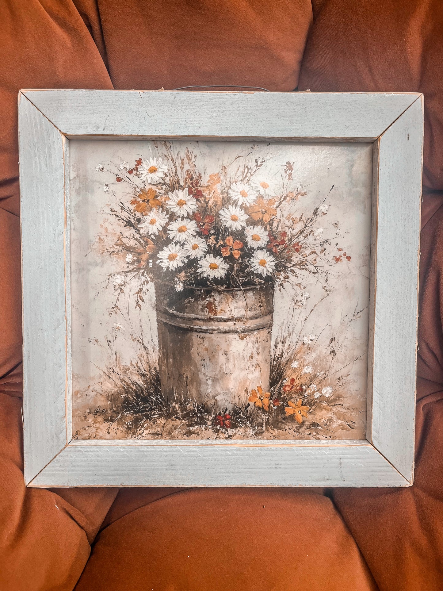 Rustic Floral Frame 12x12