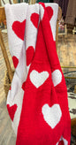 Red Heart Throw