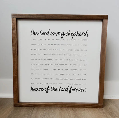 The Lord is my Shepherd