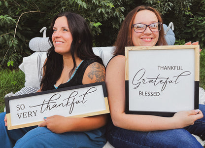 Black and neutral fall frames
