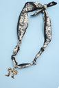 Scarf charm necklace