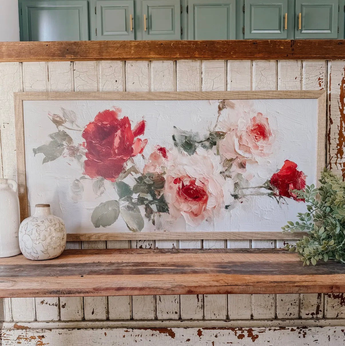 Vintage Wild Rose Frame