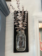 Wall Mason Jar Floral