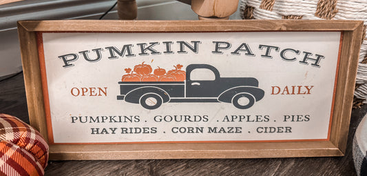 Pumpkin Patch Sign