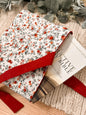 Red floral Bible cover