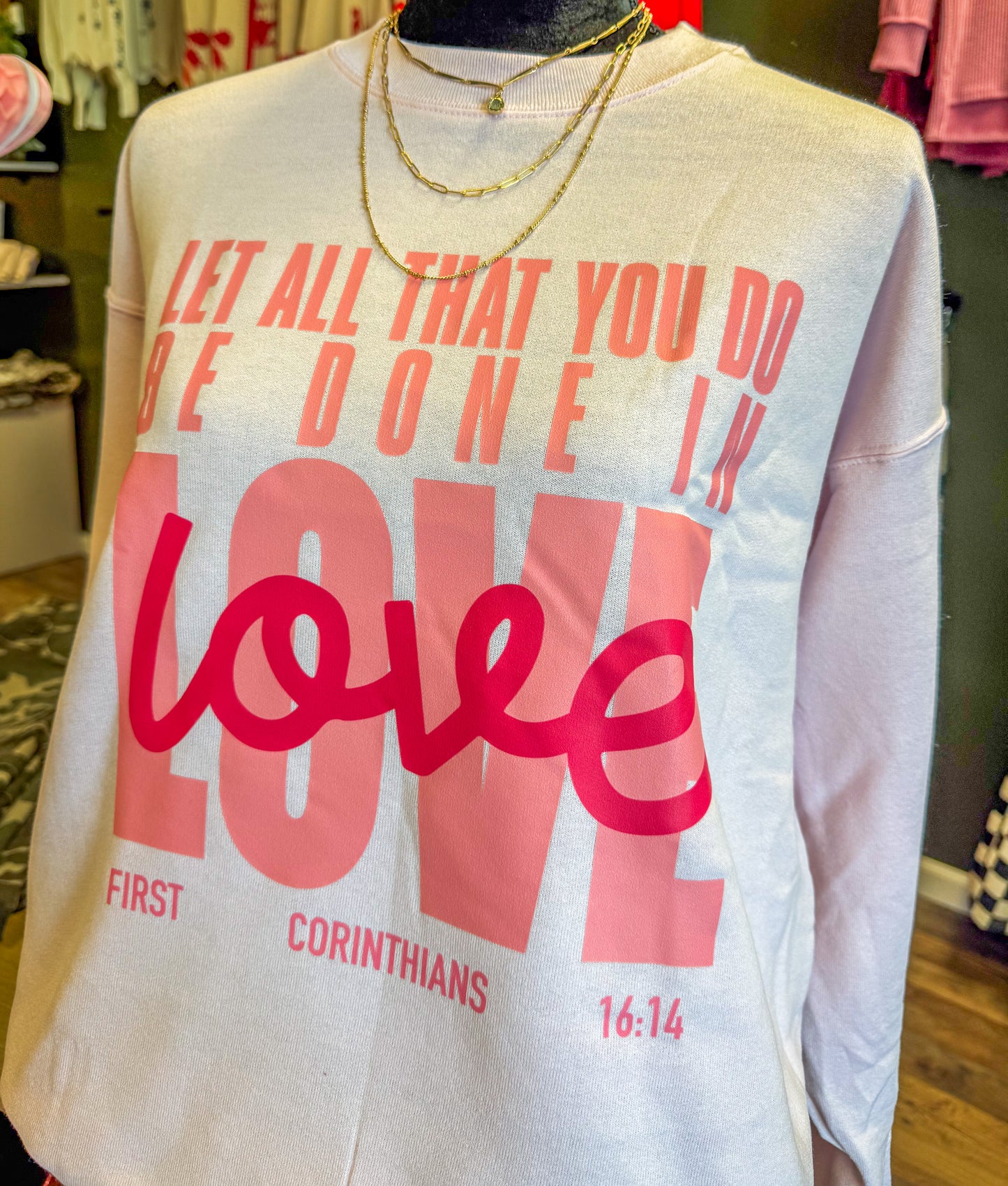 Love crew neck
