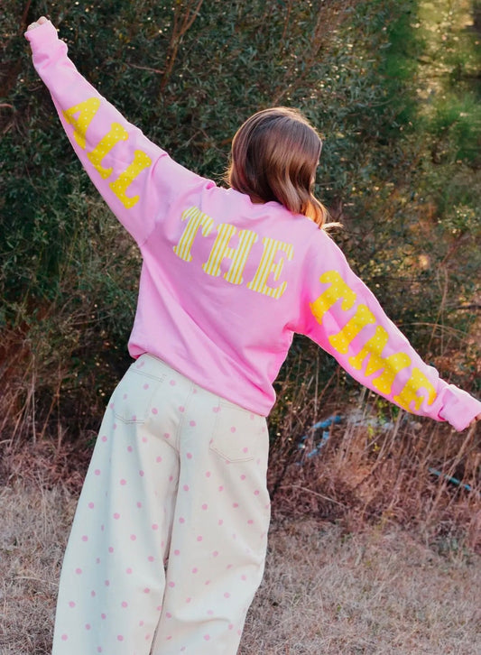 God is Good All The Time  crew neck