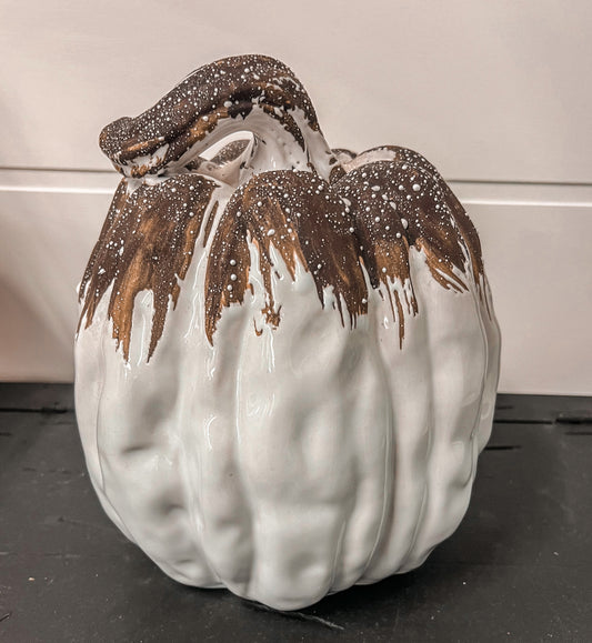 Marble Cake Ceramic Pumpkin 7x7x7