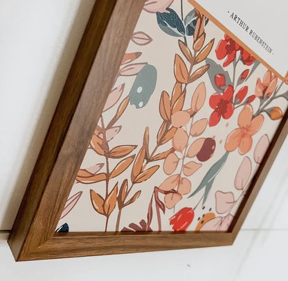 Love Life Floral Frame