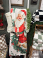 Vintage Santa throw blanket