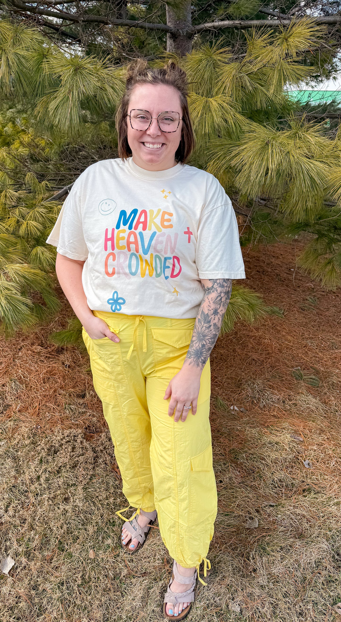 Katydid cargo pants- yellow💛