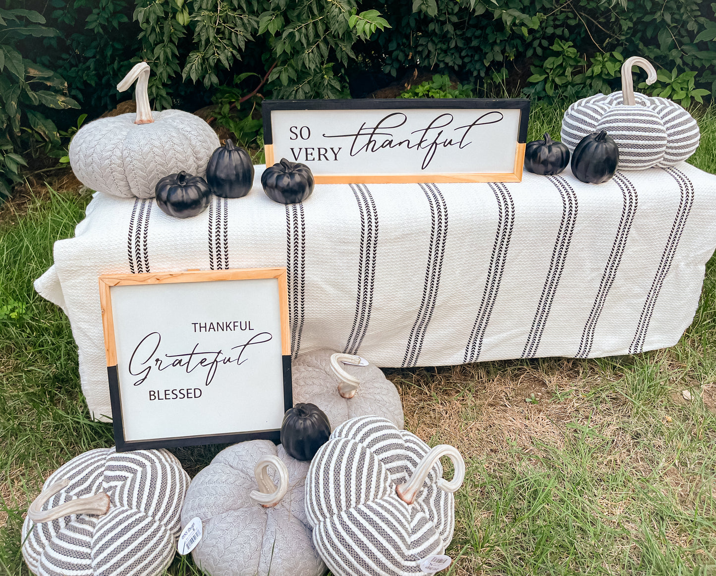 Black and neutral fall frames