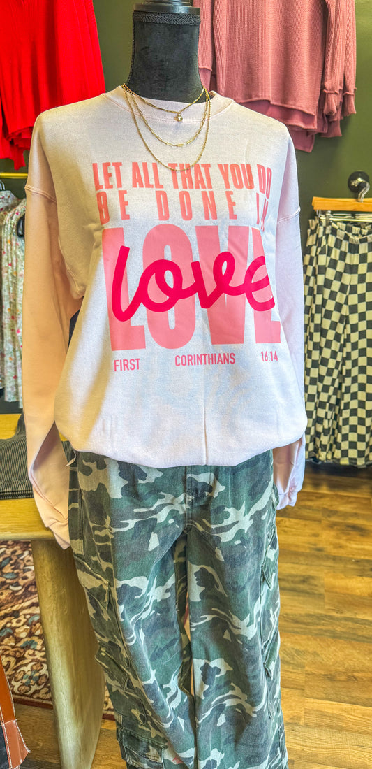 Love crew neck