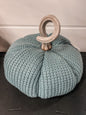 Teal Quilted Knit Pumpkin