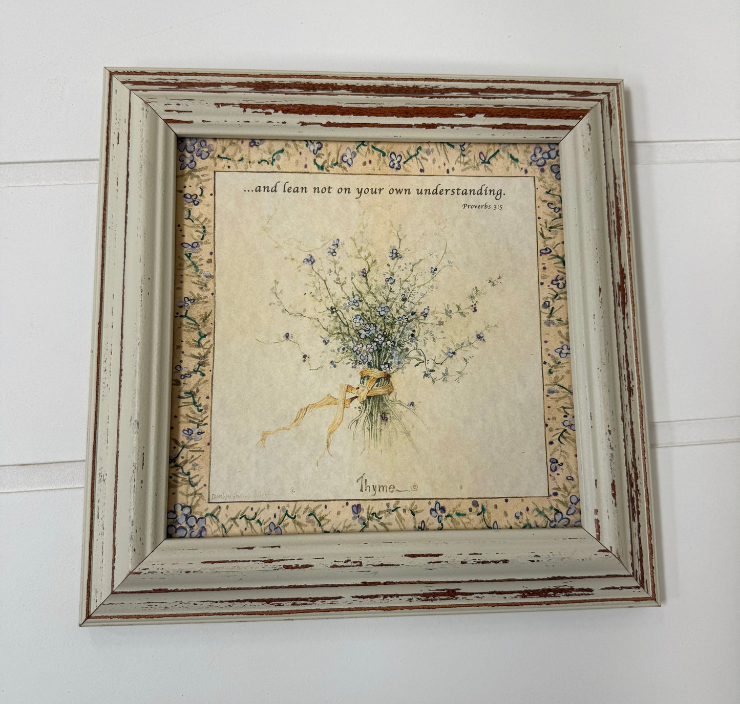 Vintage style floral picture