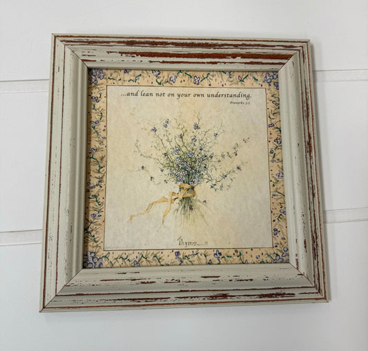 Vintage style floral picture