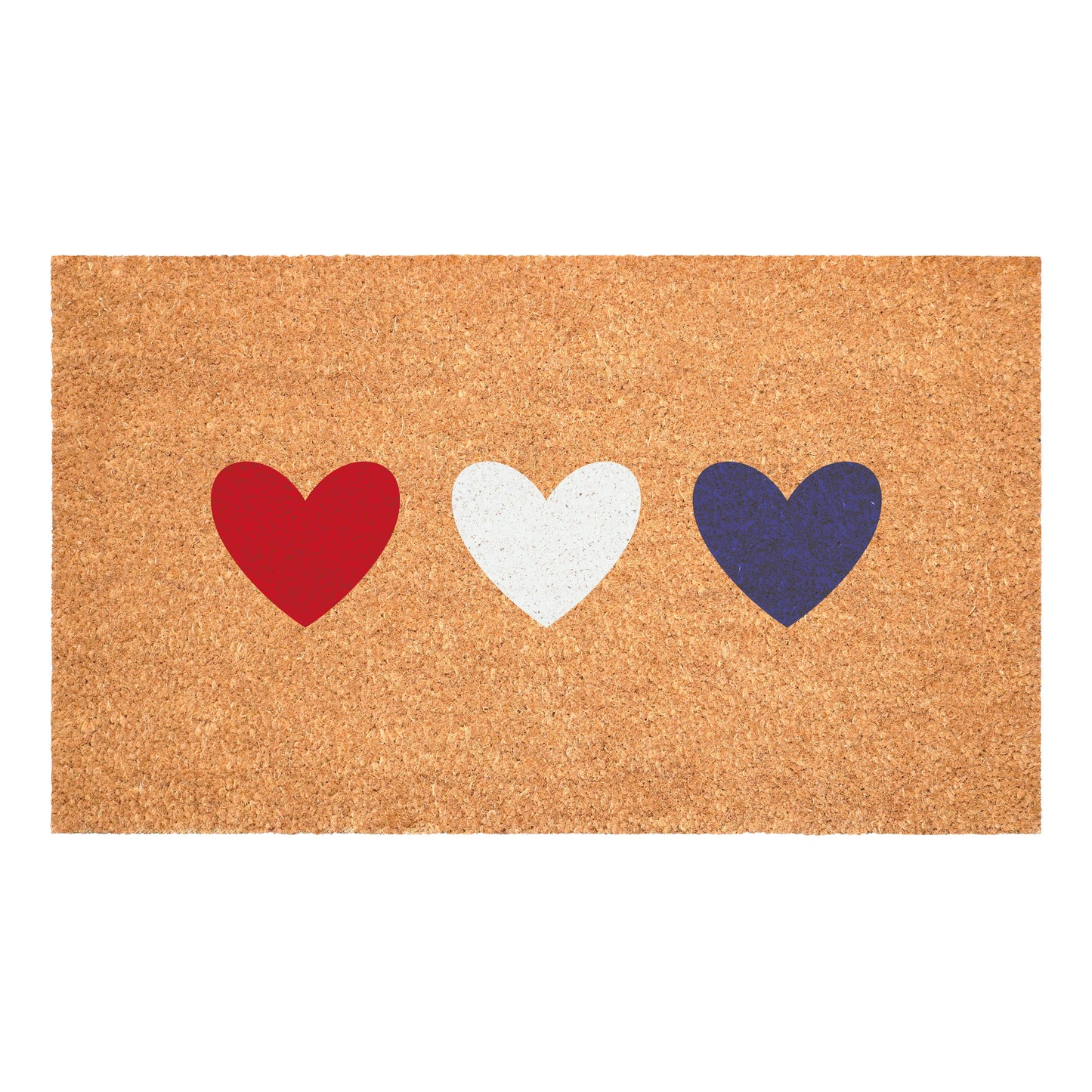 Patriotic Hearts Doormat