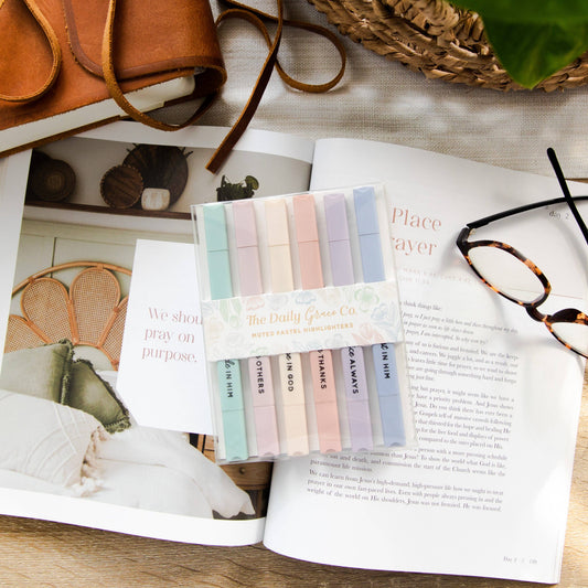 Muted Pastel Highlighter Set