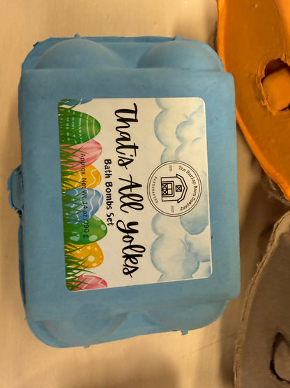 Egg Carton Bath Bombs
