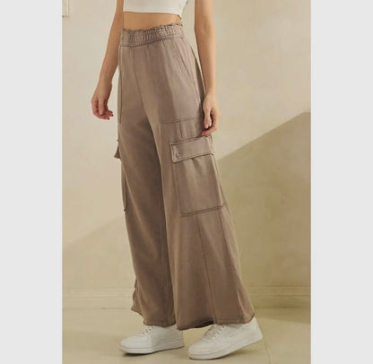 Mineral Wash Utility Pants- 3 Colors