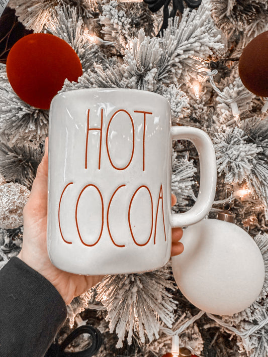 Hot cocoa coffee mug