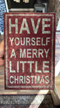 Christmas metal decor