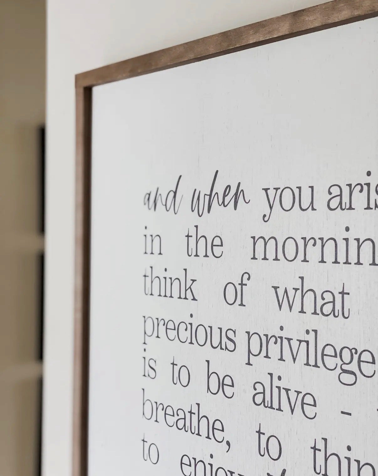 And When You Arise In The Morning ☀️