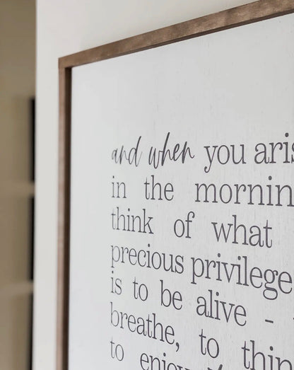 And When You Arise In The Morning ☀️