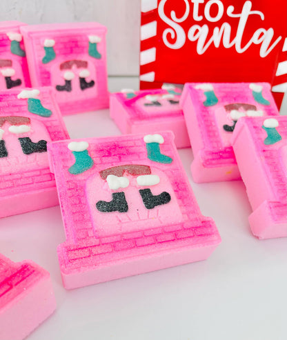 Pink Fireplace Bath Bomb