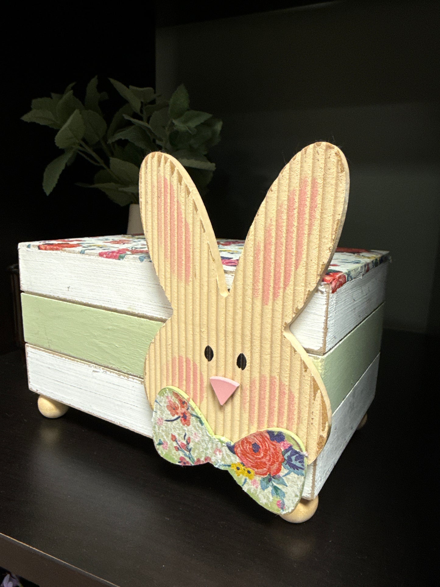 Homemade bunny box