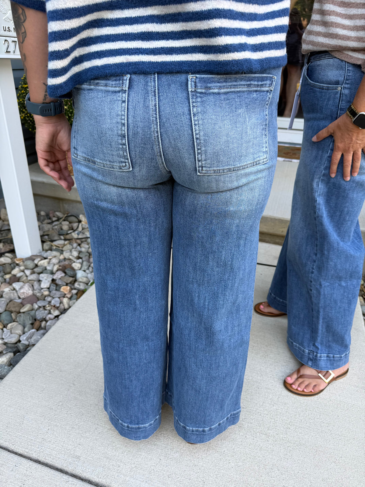 Straight leg high rise denim👖✨🤎