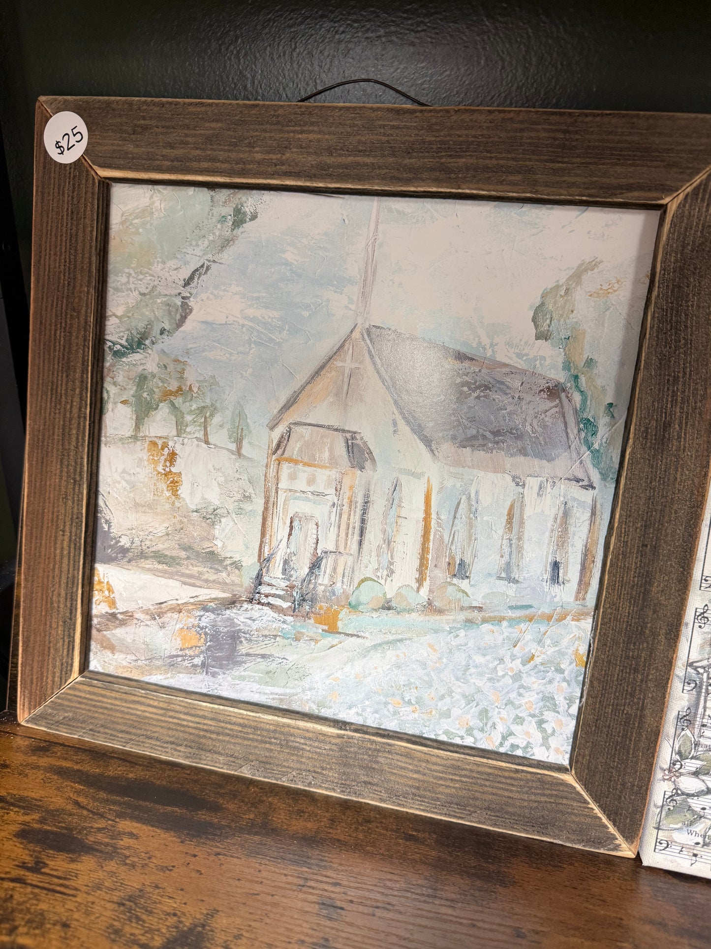 Church wooden frame