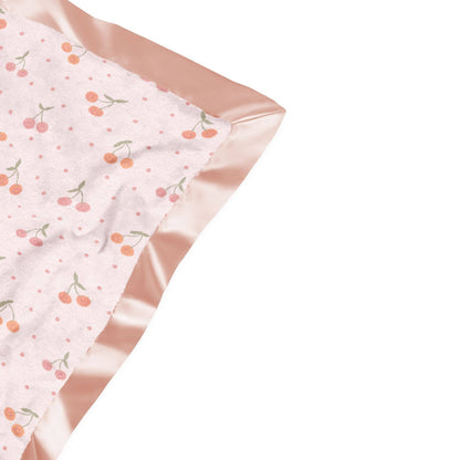 Reversible Baby Blanket Cherry Cute