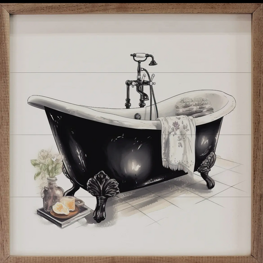 Black Bath Tub