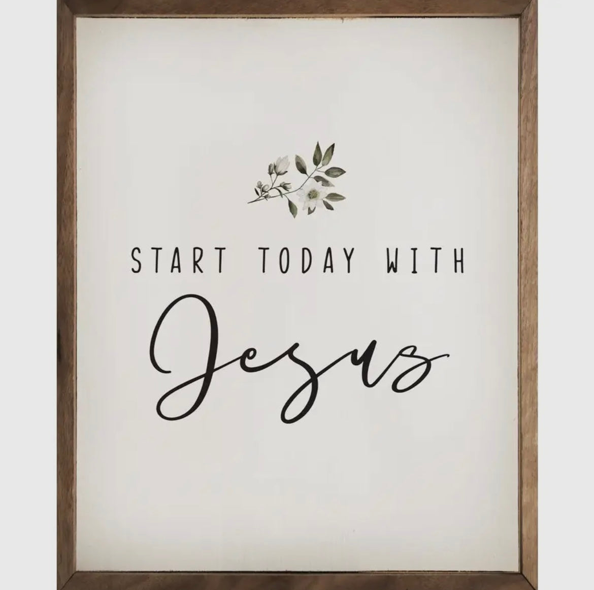 Start Today with Jesus