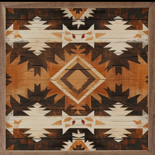 Southwestern Wood Orange