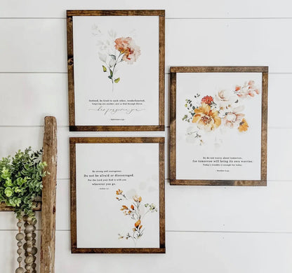 Floral Bible Verse Frames