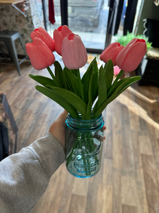 Pink tulips