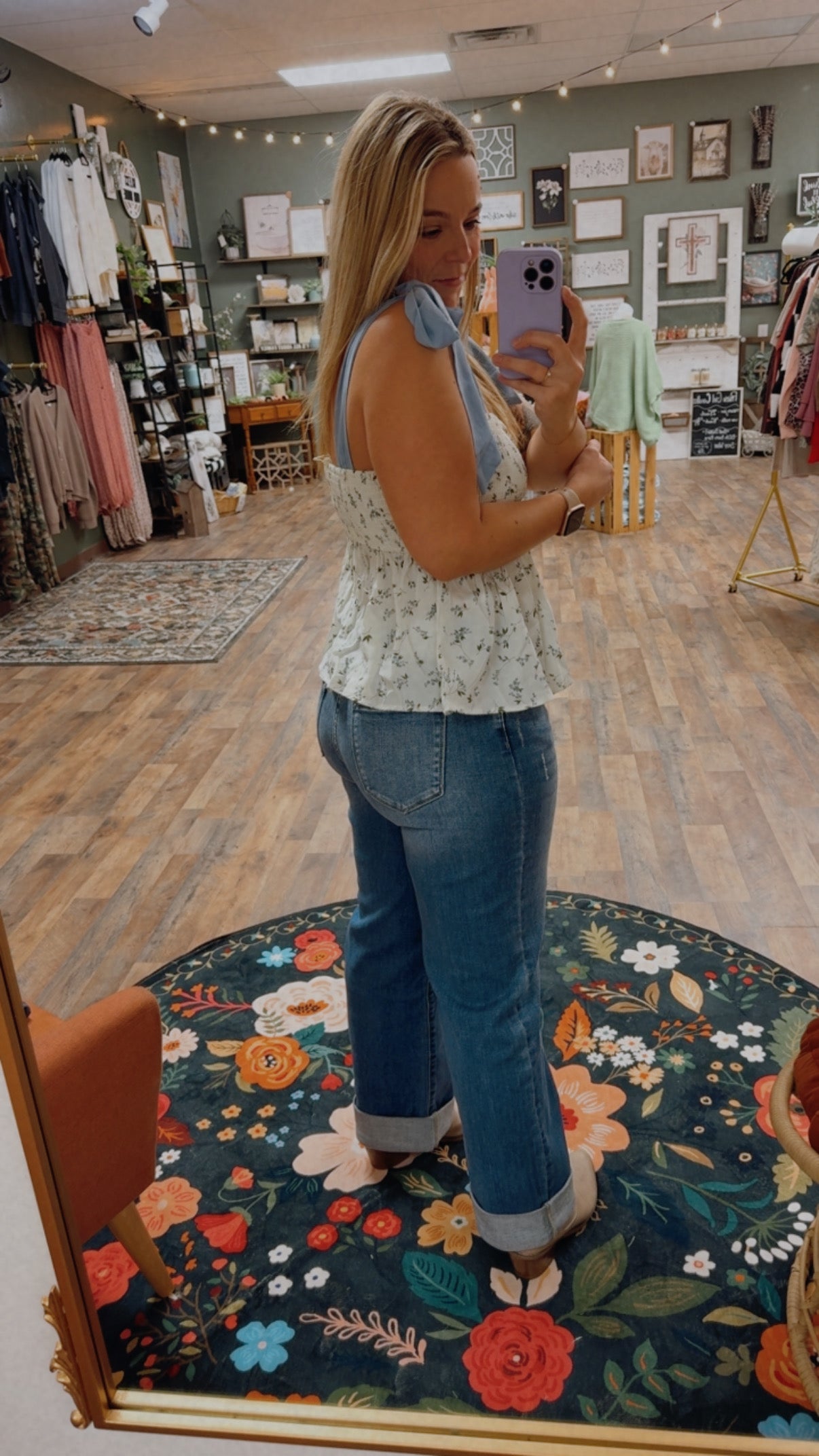 High Rise Kan Can Jeans