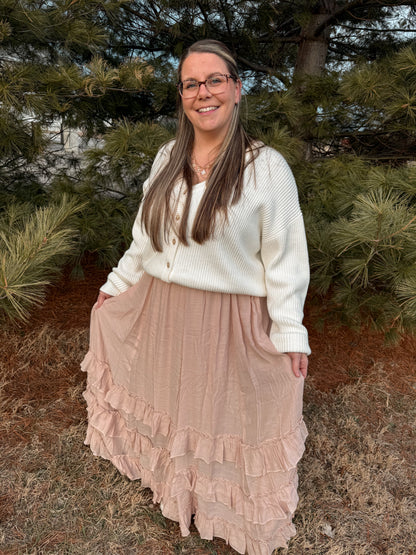Sunday Morning Maxi Skirt-2 Colors