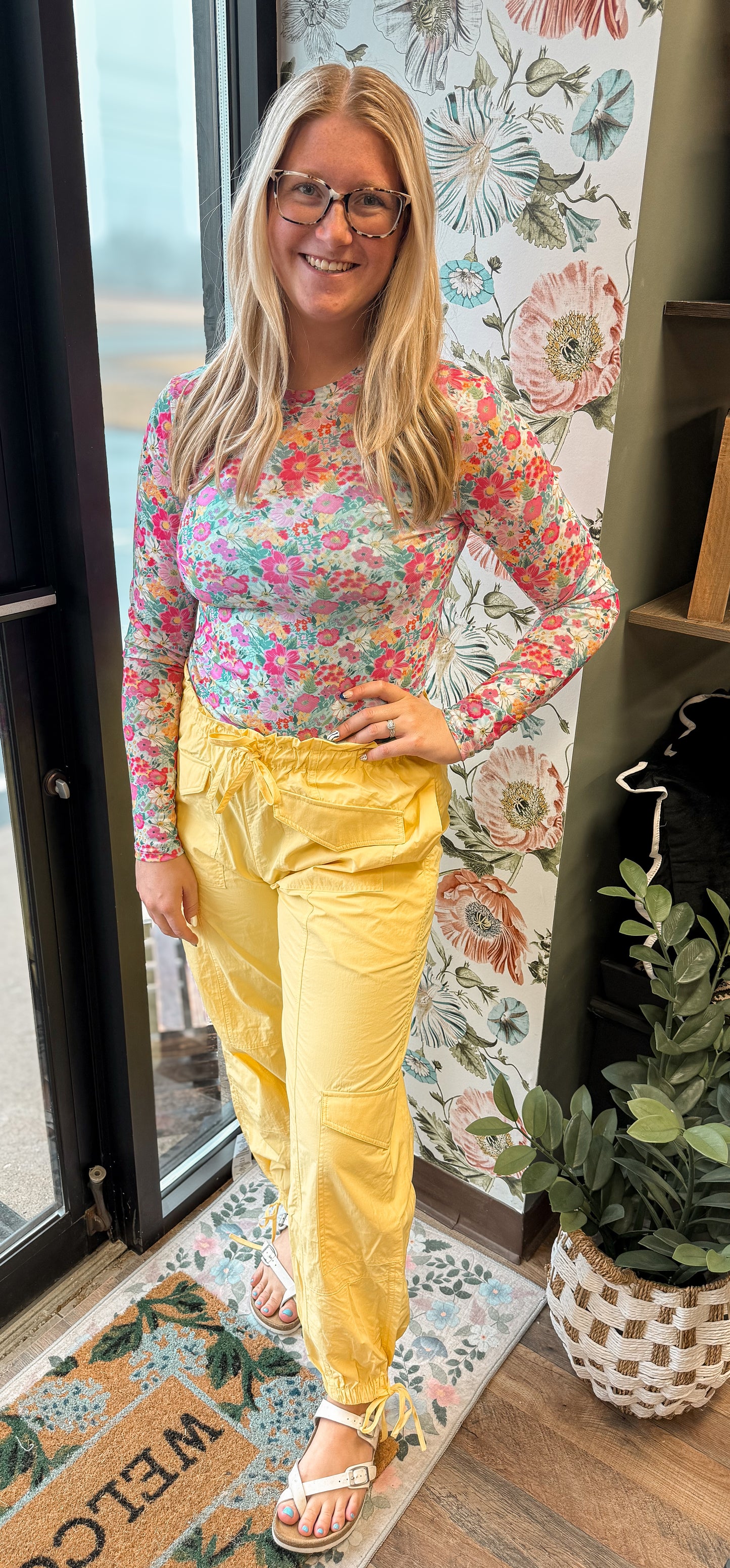 Katydid cargo pants- yellow💛