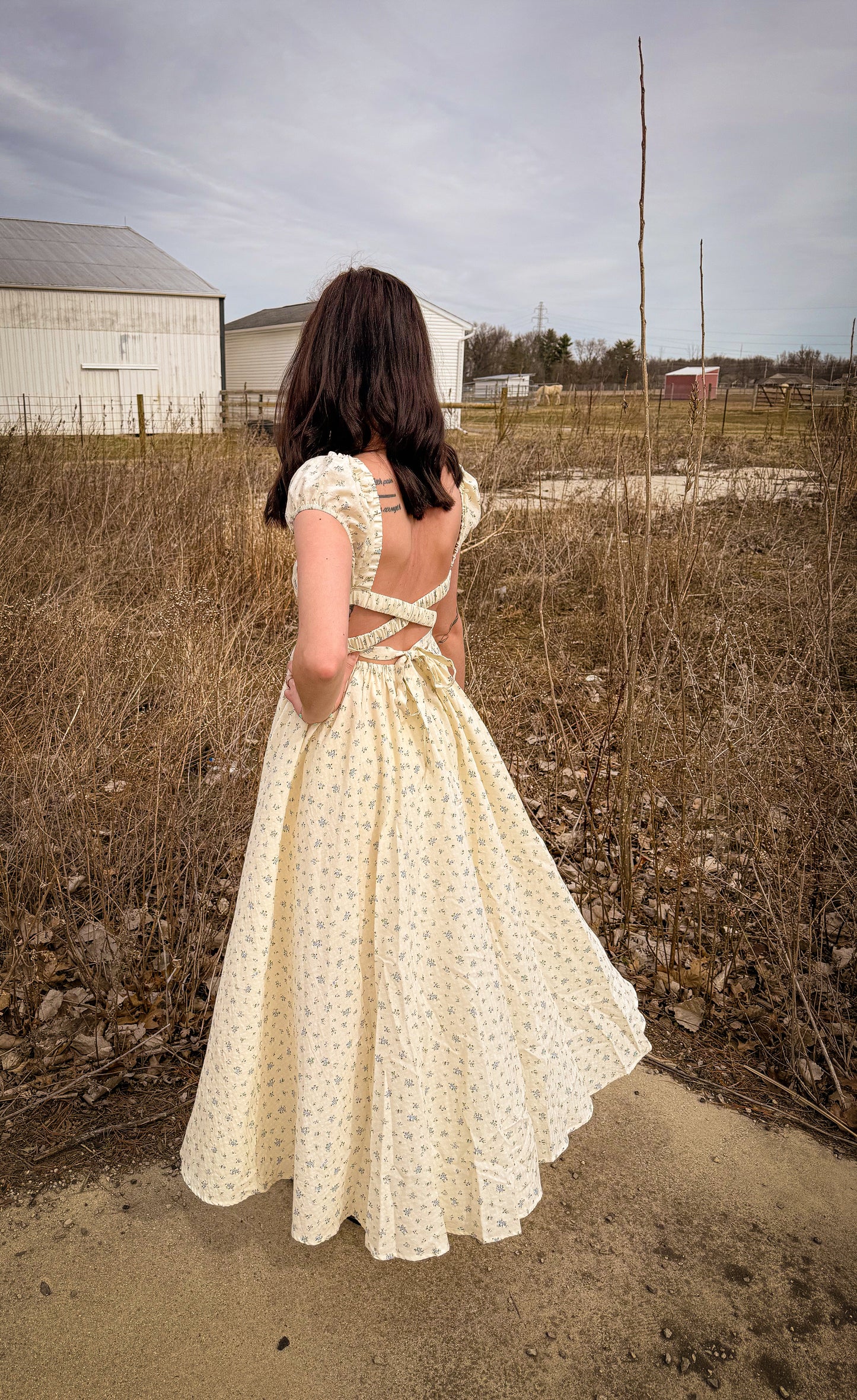 Smocked Floral Maxi Dress